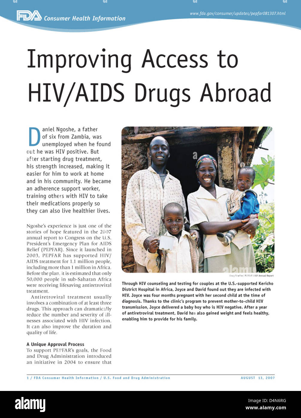 Efforts to improve access to HIV/AIDS medications across Africa, Asia ...