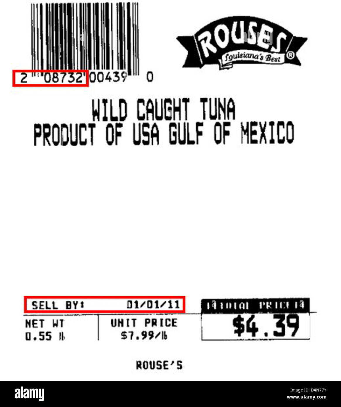 RECALLED TUNA STEAKS Stock Photo Alamy
