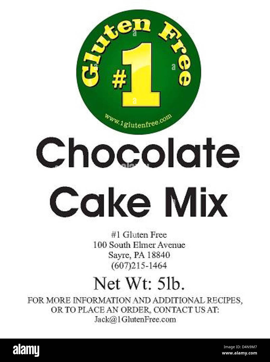 RECALLED Cake Mix Stock Photo Alamy