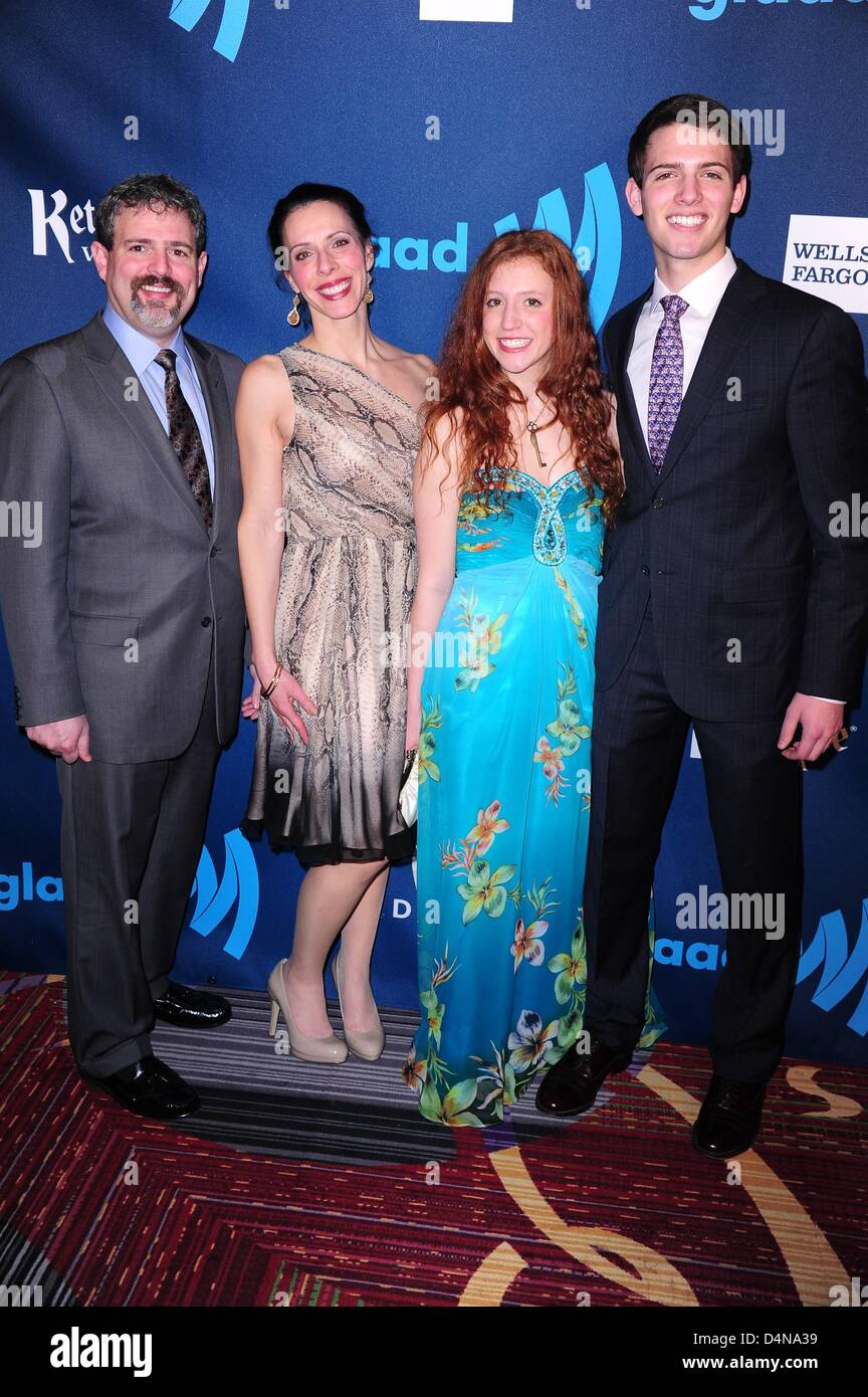 Jacob Rudolph, Family at arrivals for 24th Annual GLAAD Media Awards NY ...