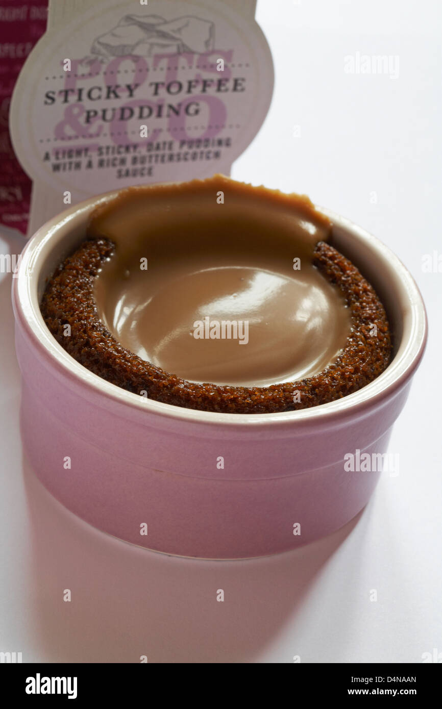 pot of Pots & Co exceptional puddings Sticky Toffee Pudding a light