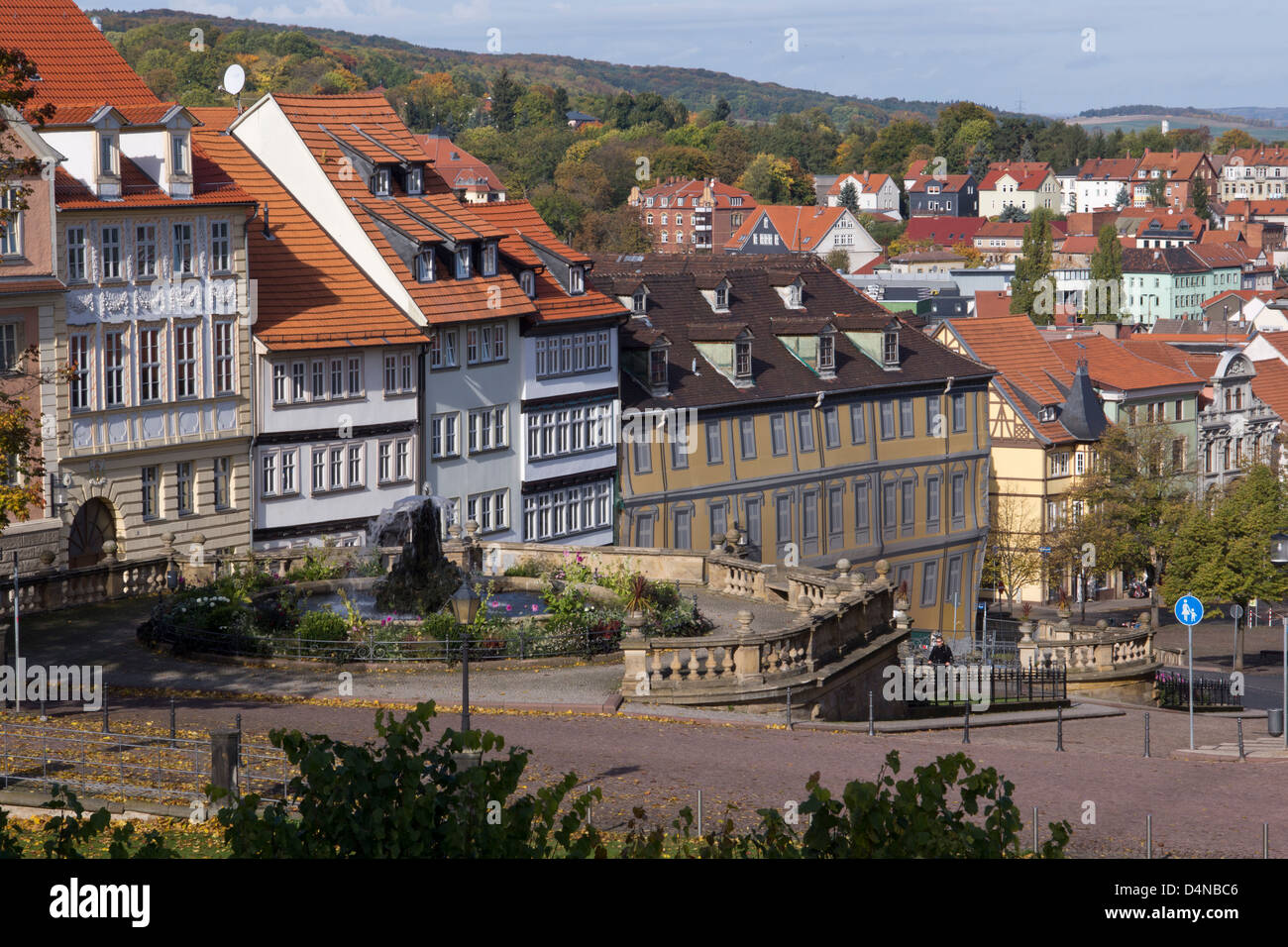 View of Gotha, Thuringia, Germany, Europe Stock Photo