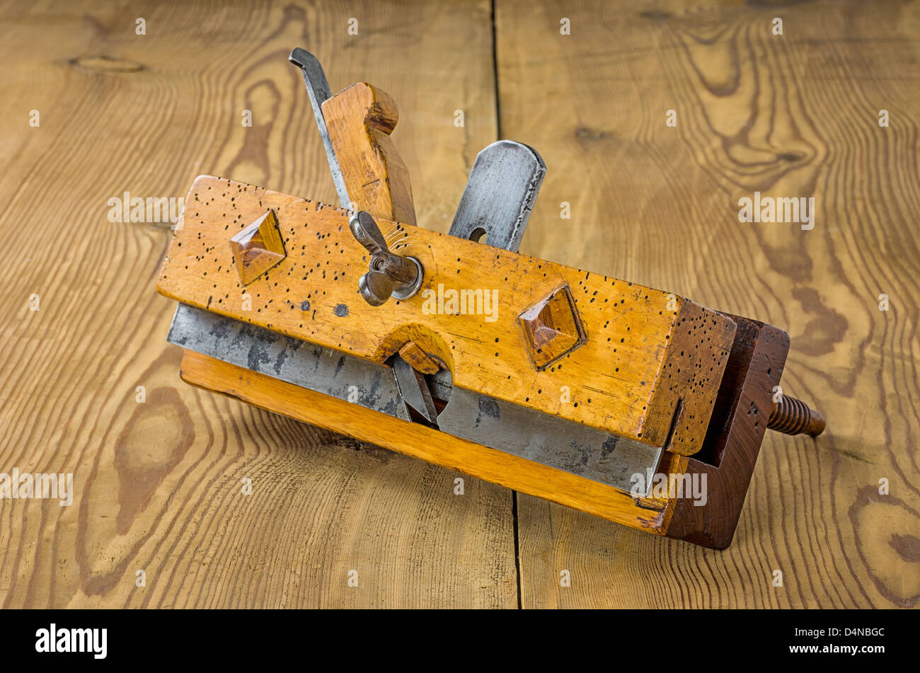 old grooving plane Stock Photo Alamy