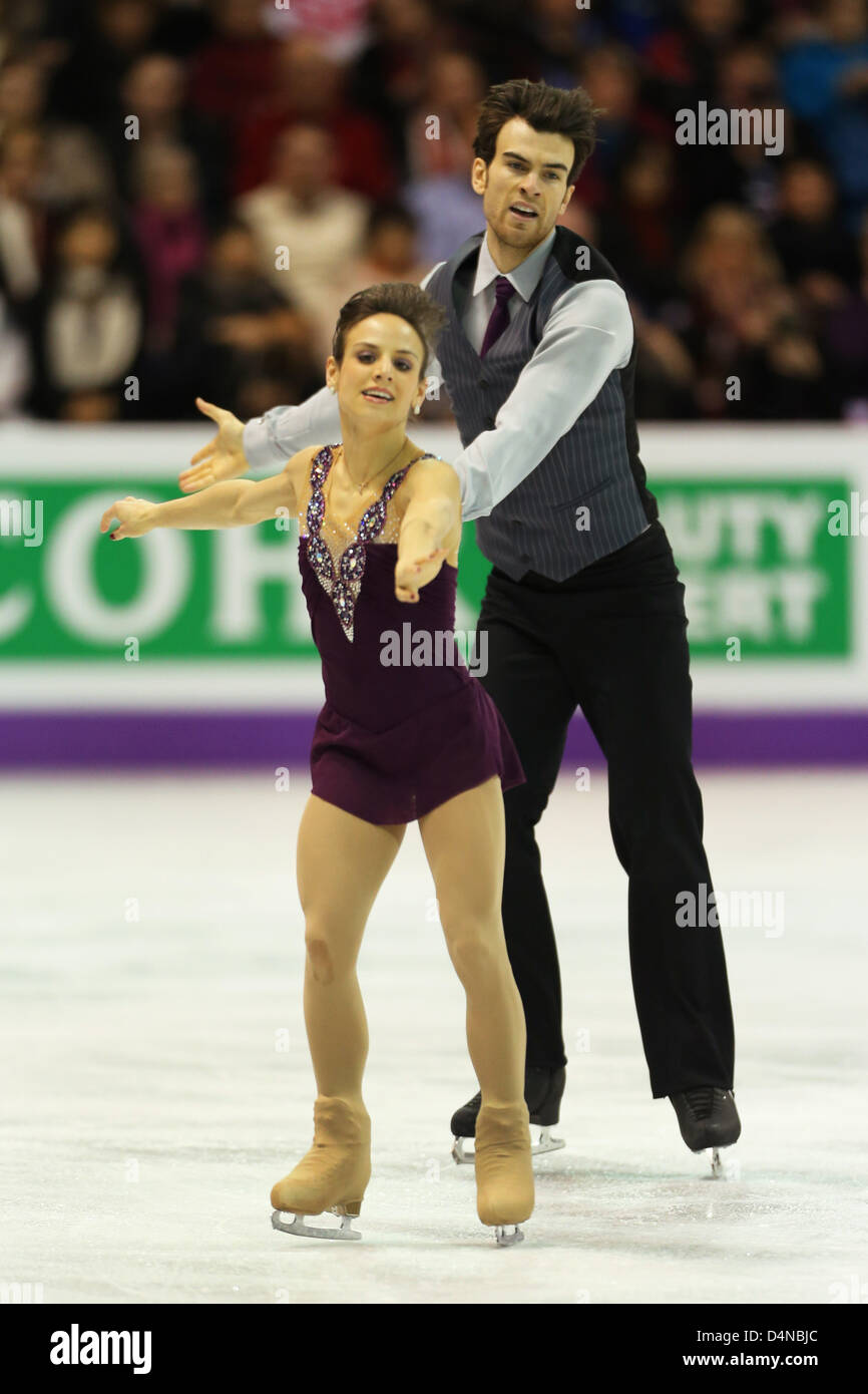 Meagan Duhamel Eric Radford Can March 15 13 Figure Skating Isu World Figure Skating Championships 13 Pairs Free Skating At Budweiser Gardens London Canada Photo By Daiju Kitamura Aflo Sport 1045 Stock Photo Alamy