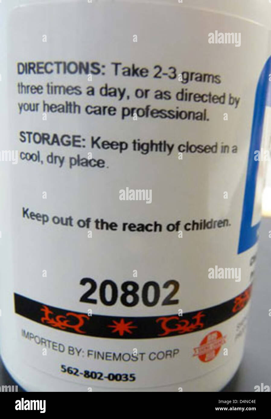 RECALLED Dietary Supplement Capsules Stock Photo Alamy