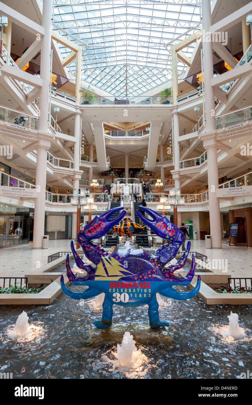 Harborplace and The Gallery mall, Inner Harbor, Baltimore, Maryland