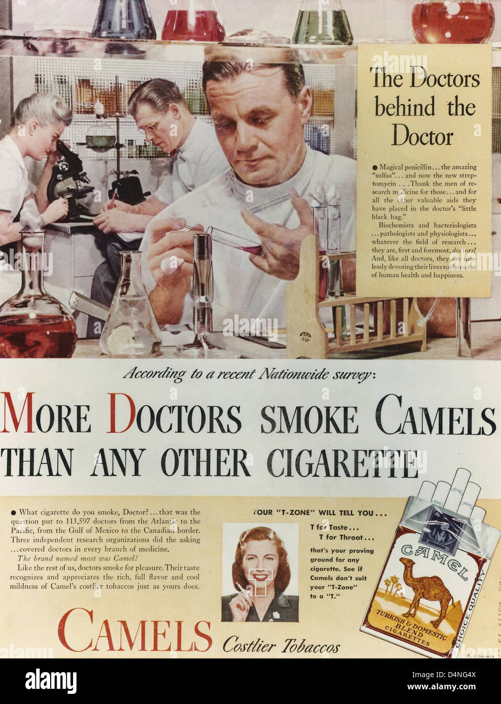 Cigarette Advertising (FDA024) Stock Photo