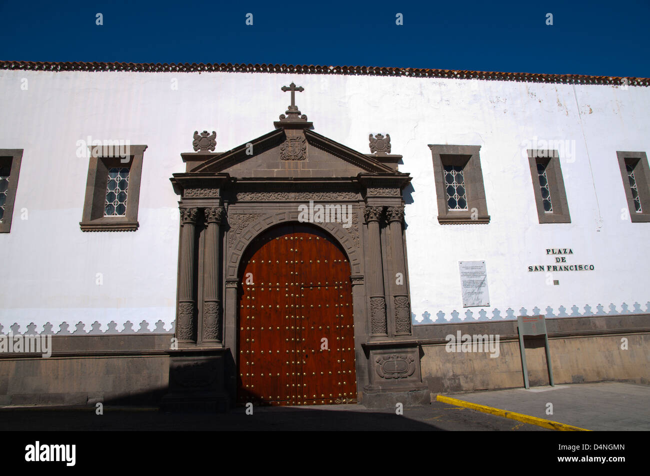 Iglesia de San Francisco de Asis church at Alameda de Colon square Triana  district Las Palmas city Gran Canaria island Spain Stock Photo - Alamy