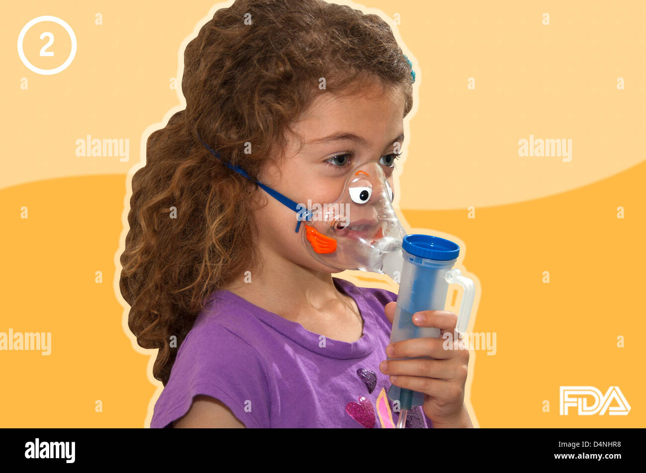Treating Kids with Asthma (2) Stock Photo