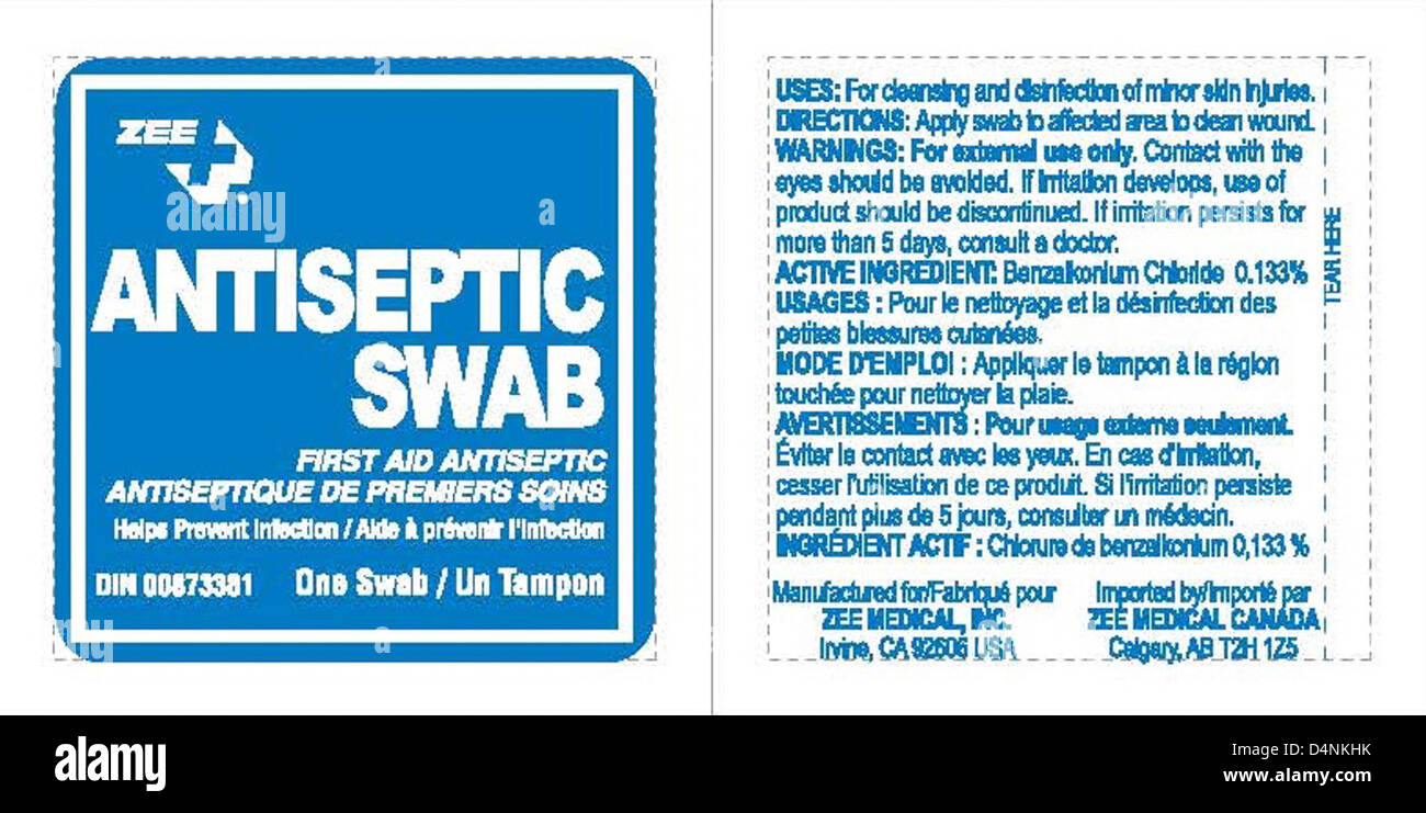 RECALLED - Benzalkonium Chloride Antiseptic Wipes Stock Photo - Alamy