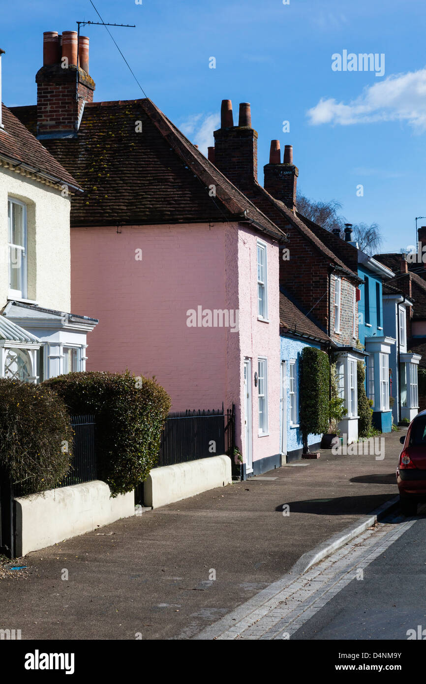 Attractive houses and cottages in the historic village of Portchester