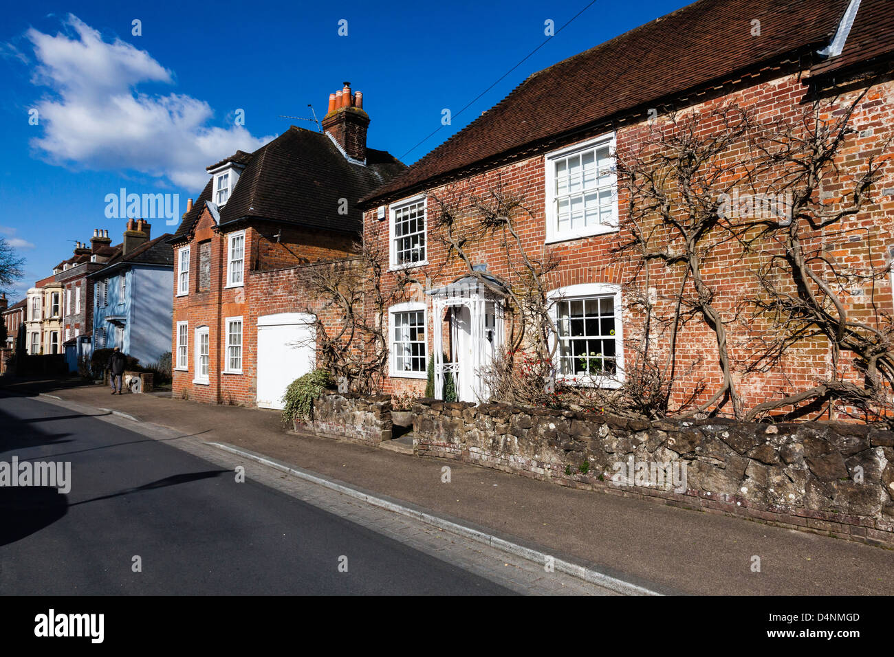 Attractive houses and cottages in the historic village of Portchester