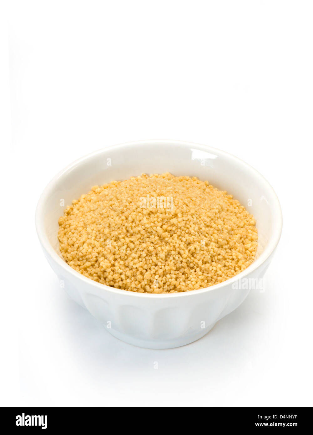 Bowl of uncooked Couscous Stock Photo Alamy