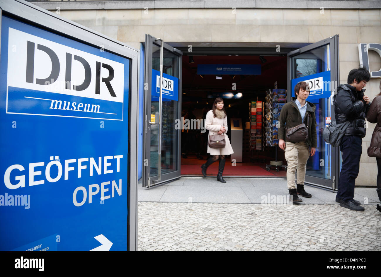 Entrance of DDR-Museum at the Spree, Berlin, Germany Stock Photo