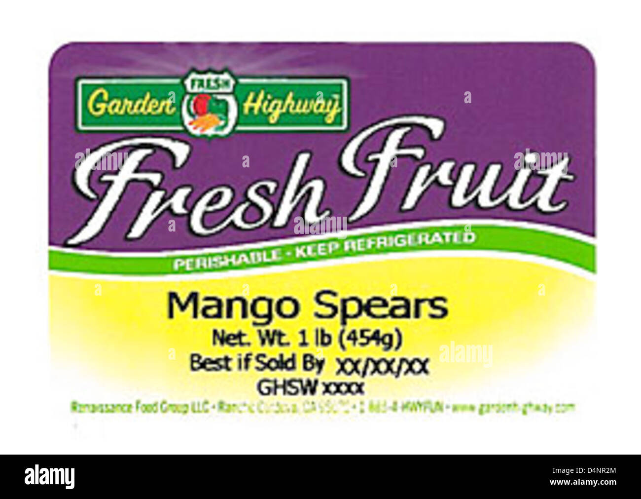 RECALLED Mango Products Stock Photo Alamy
