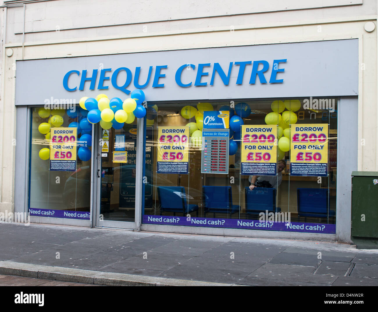 Cheque centre hi-res stock photography and images - Alamy