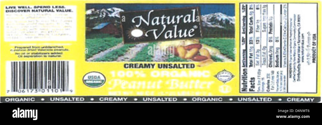 RECALLED Flavored butters, spreads and more Stock Photo Alamy