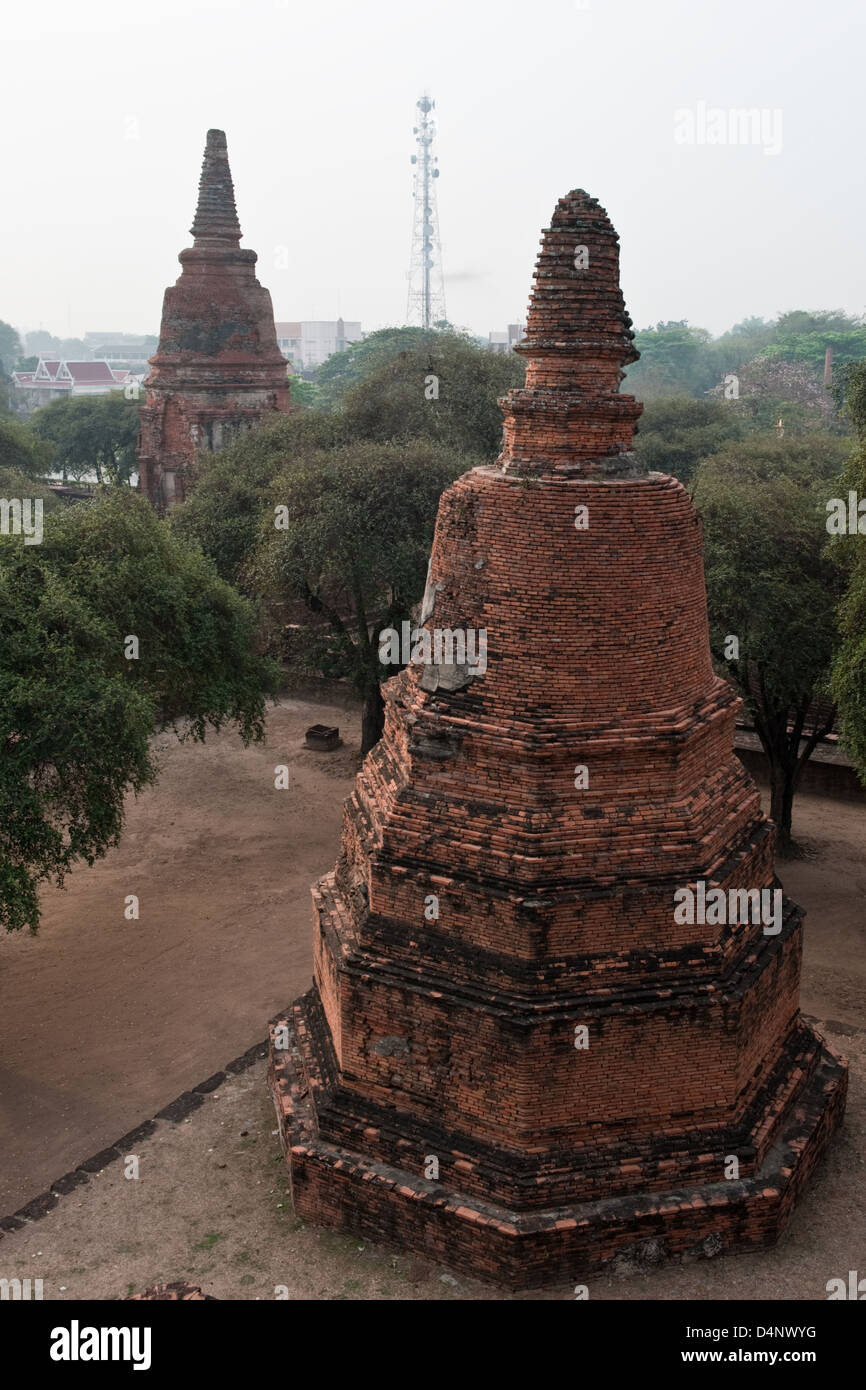 Ayutthaya, Thailand, Ratchaburana temple Stock Photo