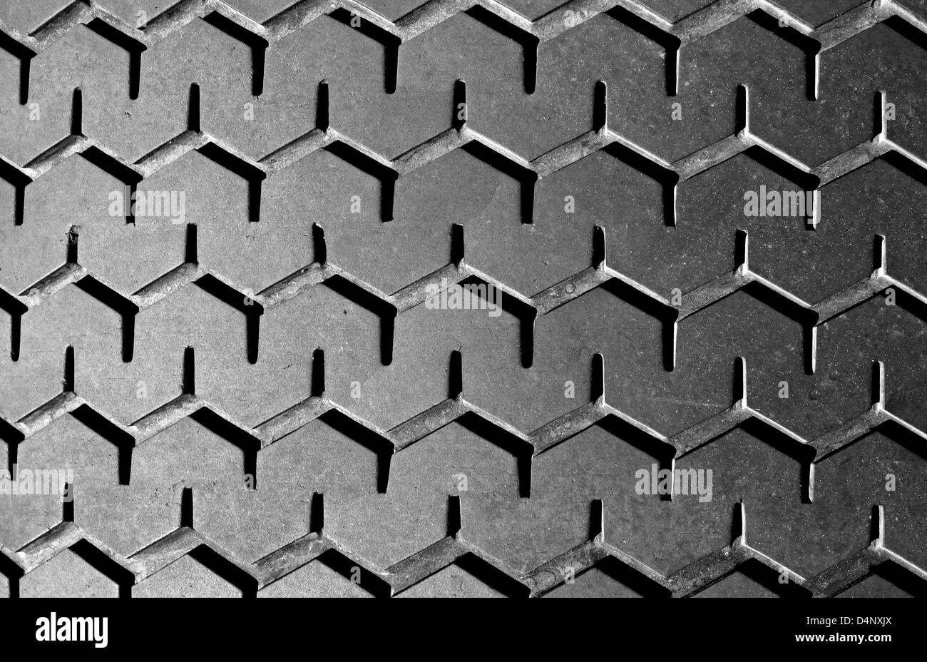 Close up view of tire treads. Can be used as a background. Stock Photo