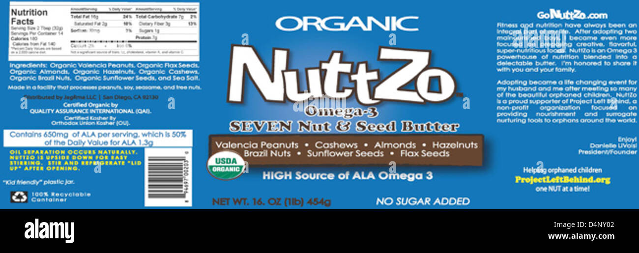 RECALLED Nut Butter Stock Photo Alamy