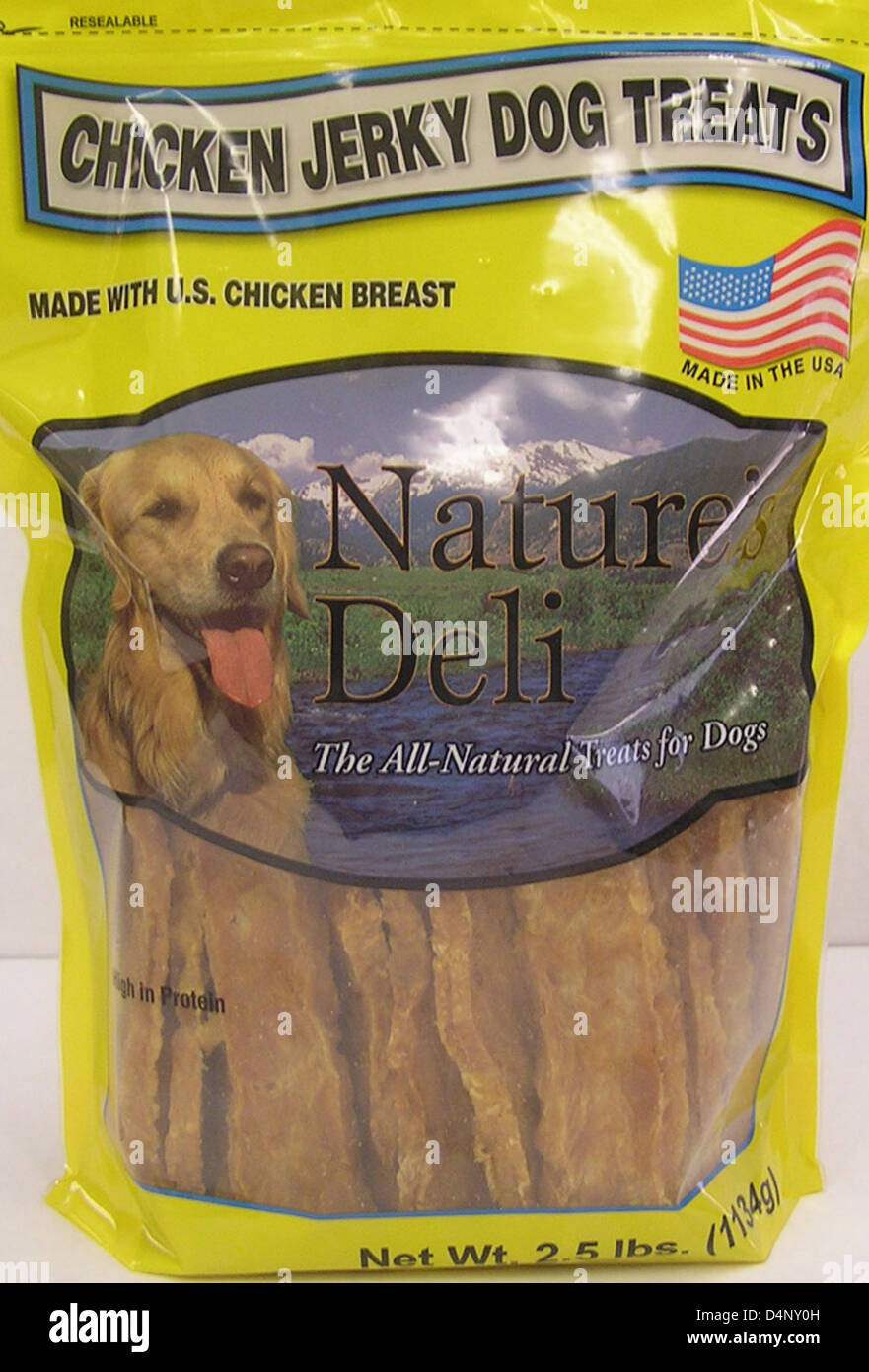 RECALLED Chicken Jerky Dog Treats Stock Photo Alamy