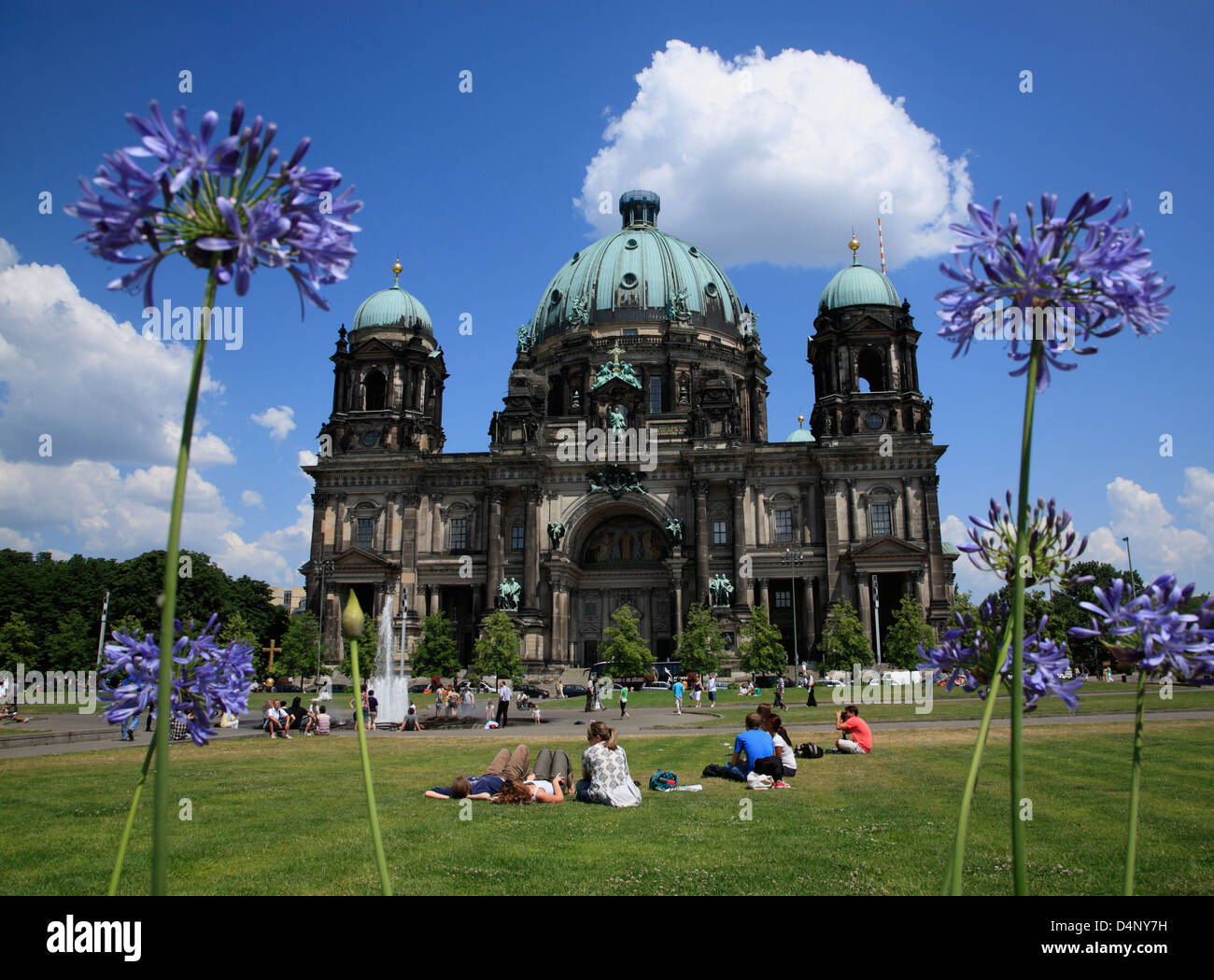 Berlin Dom, Cathedral with Lustgarten, Berlin Mitte, Germany Stock Photo