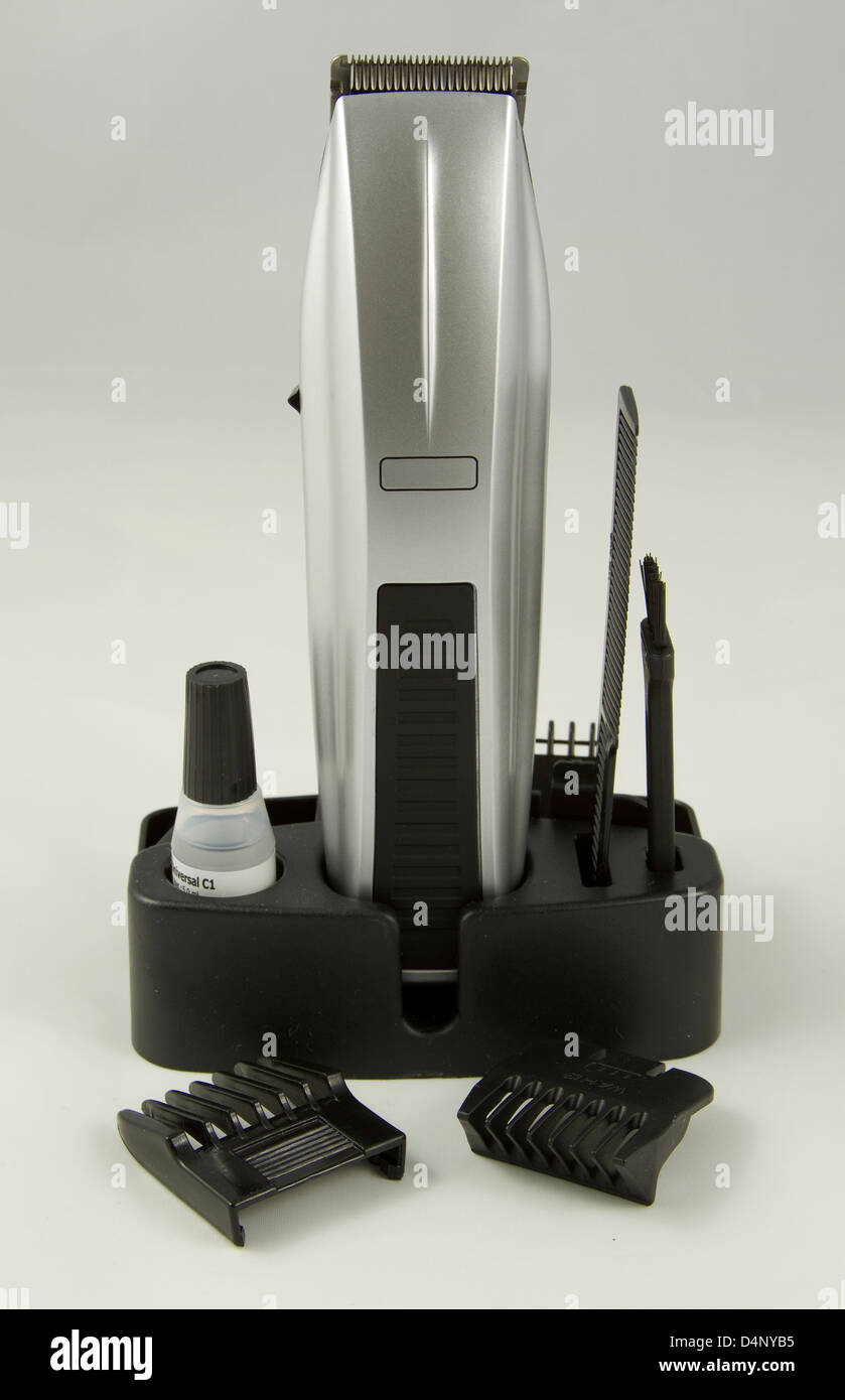 Electric Shaver with Accessories Stock Photo Alamy