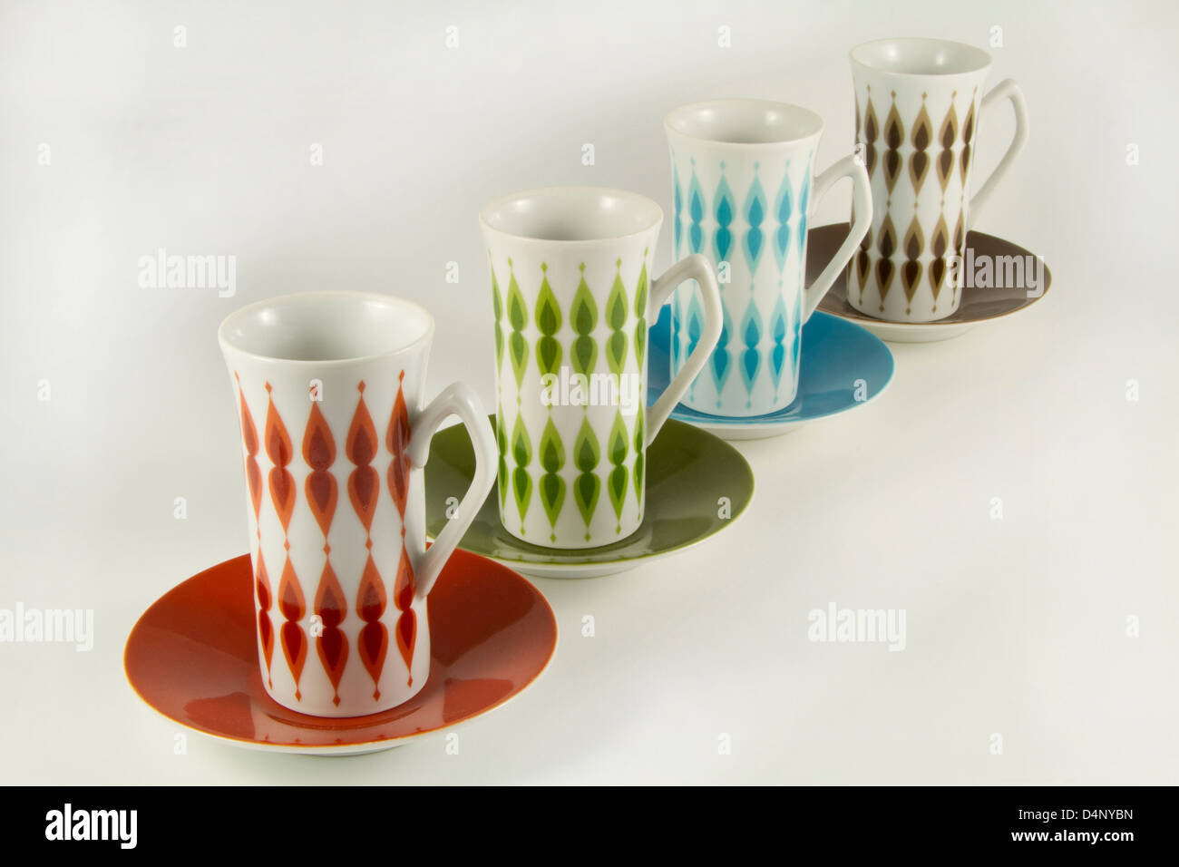 Japanese Antique Tea Cups Stock Photo Alamy