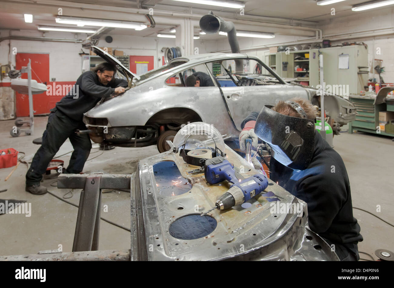 Berlin, Germany, in the sports car Lundtauto Service GmbH Stock Photo -  Alamy