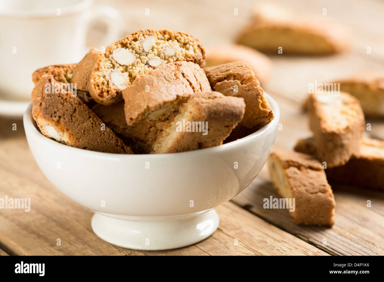 Cantuccini ,traditional almond biscuits, Prato, Tuscany, Italy, Europe
