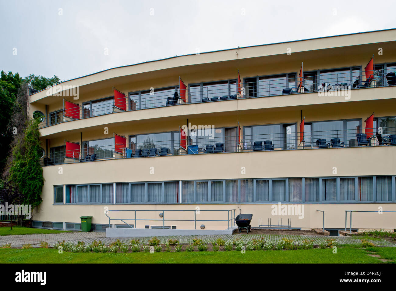 Wroclaw, Poland, house 31 by Hans Scharoun in the Werkbundsiedlung