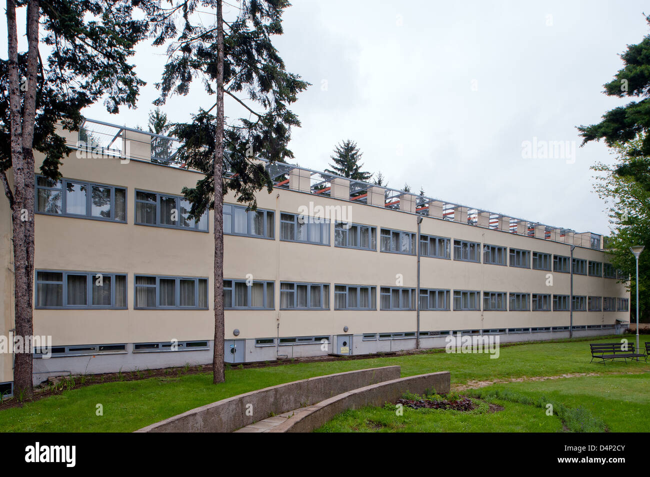 Wroclaw, Poland, house 31 by Hans Scharoun in the Werkbundsiedlung