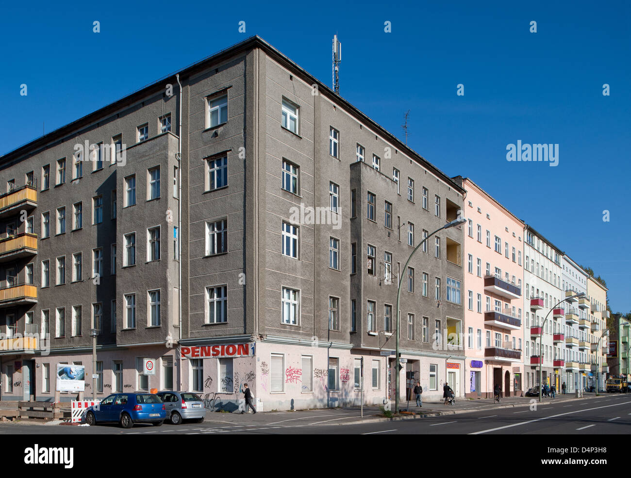 Berlin, Germany, Residential Development in Stralauer Allee Stock Photo Alamy