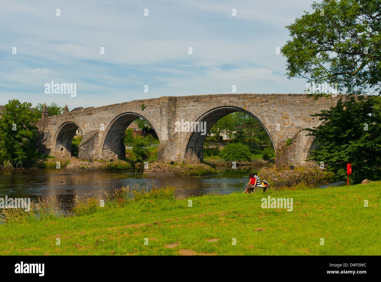Old Stirling Bridge, Stirling, Scotland Stock Photo