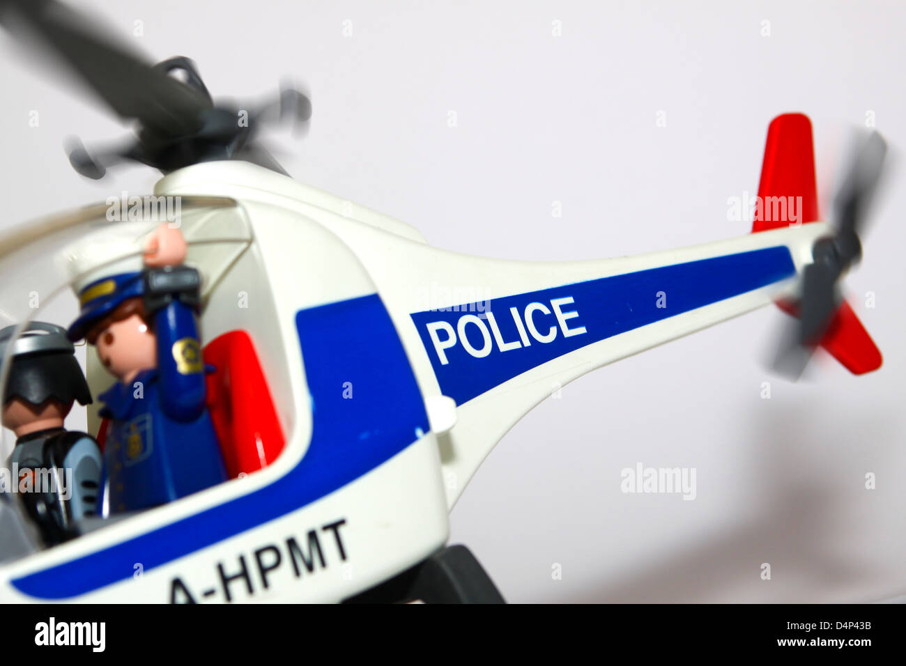 police toy helicopter