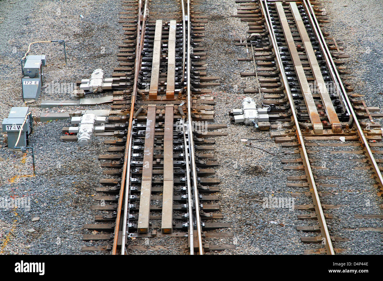Railroad Switch Stock Photo 54575934 Alamy