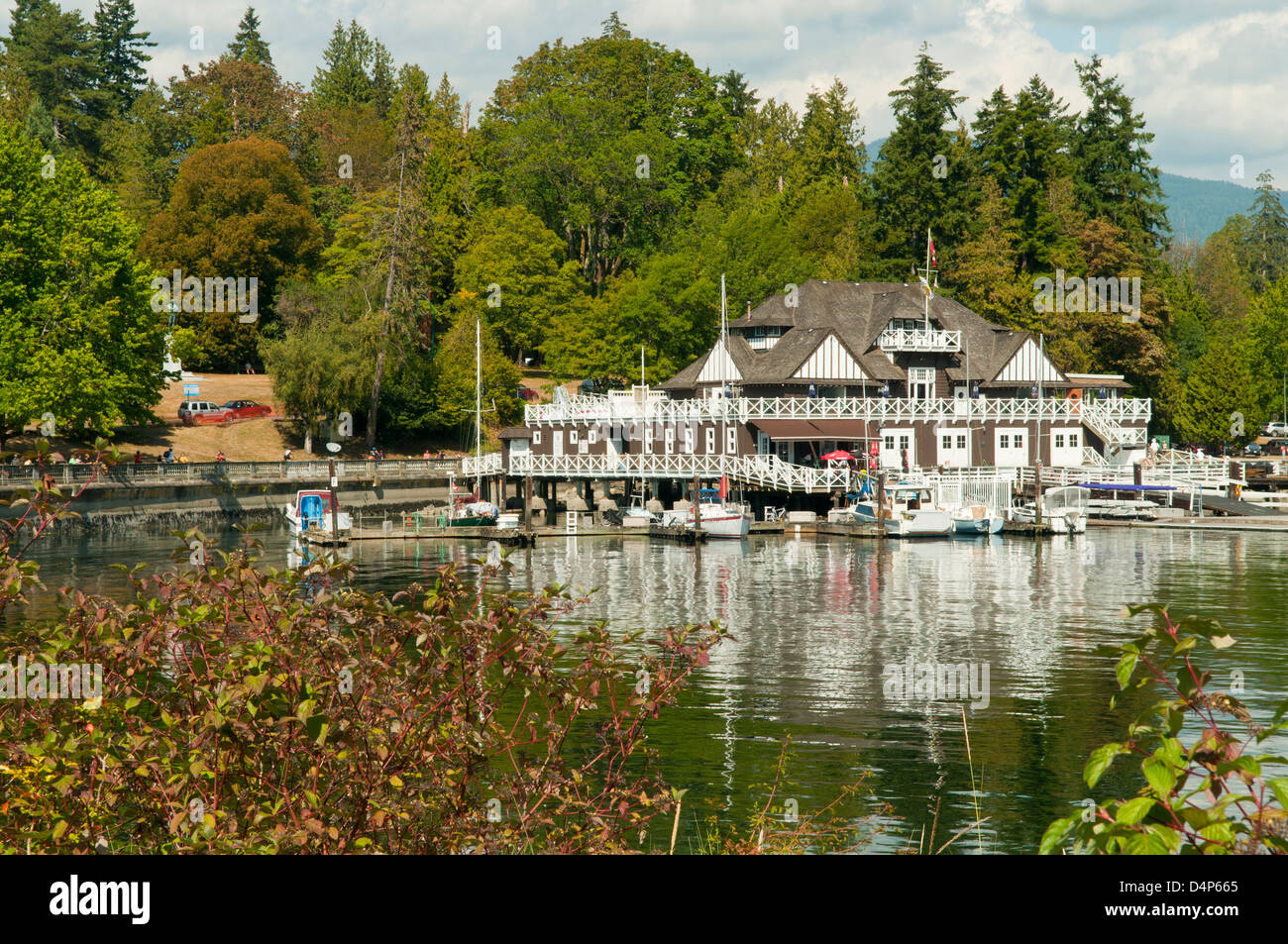 Rowing Club, Stanley Park, Vancouver, British Columbia, Canada Stock Photo