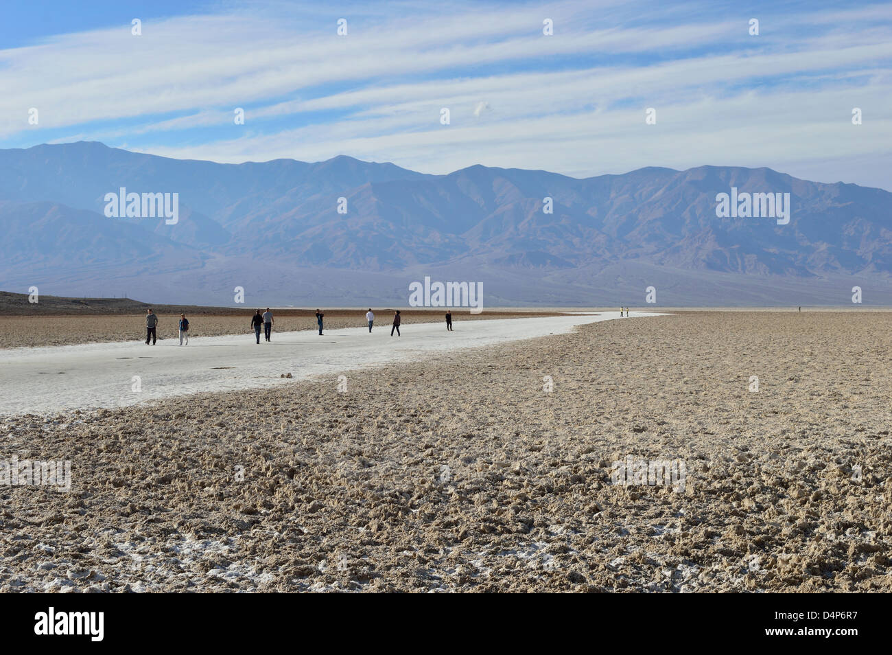 Badwater Basin in Death Valley National Park, Death Valley, California ...