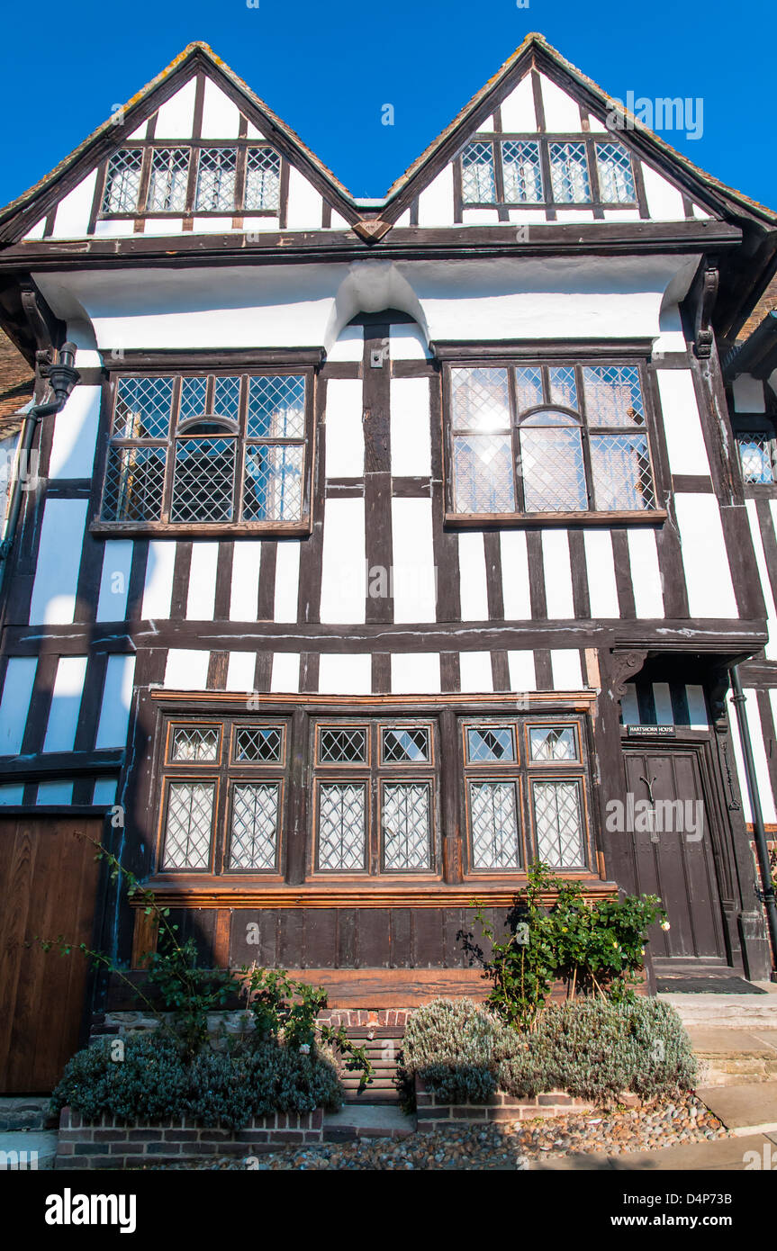 An old timber house in Rye, East Sussex Stock Photo
