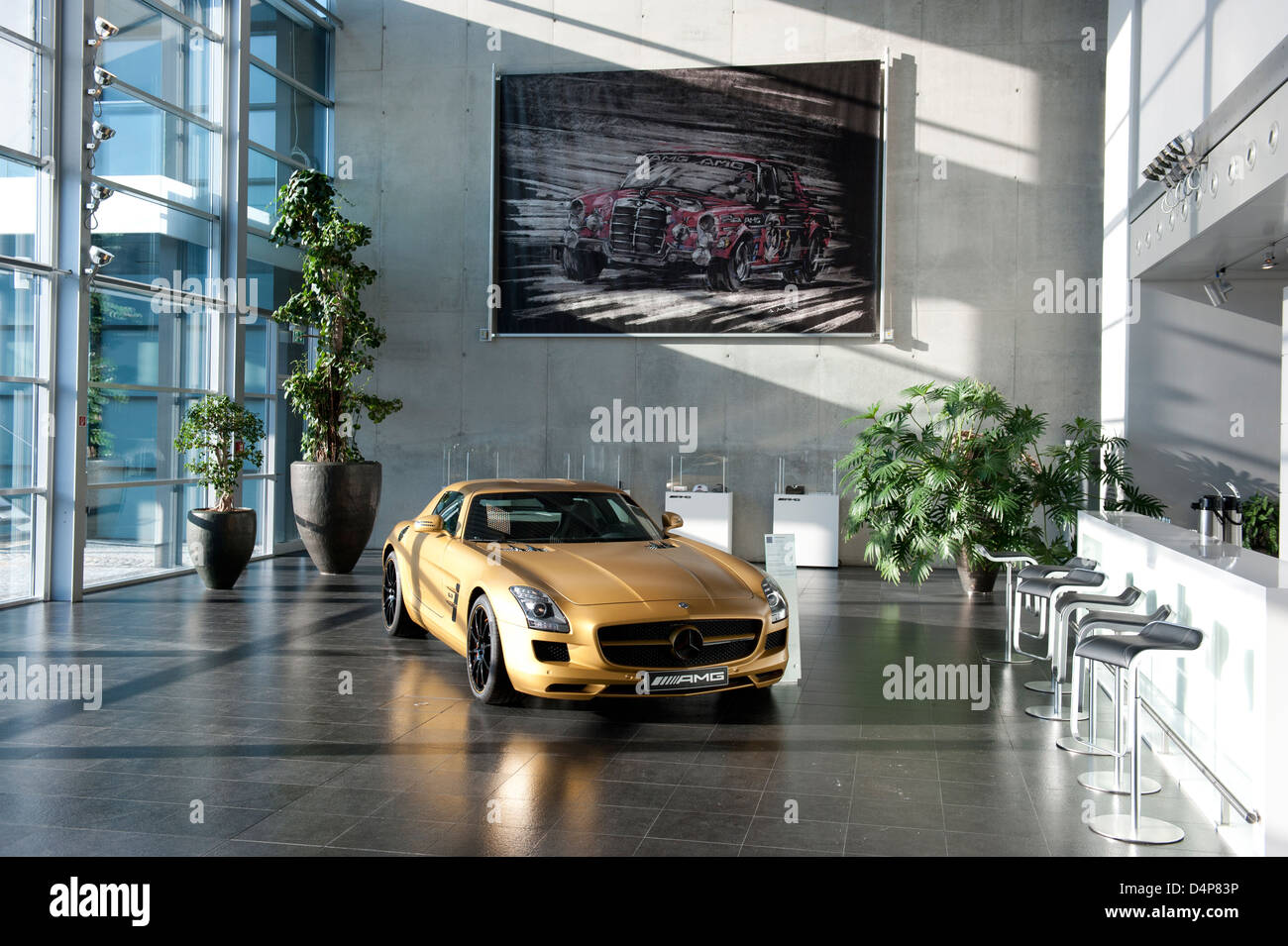 Affalterbach, Germany, showroom of Mercedes-AMG Stock Photo