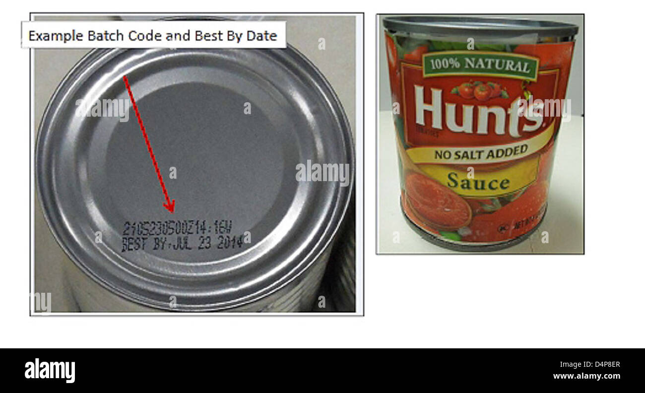 RECALLED Tomato Sauce Stock Photo Alamy