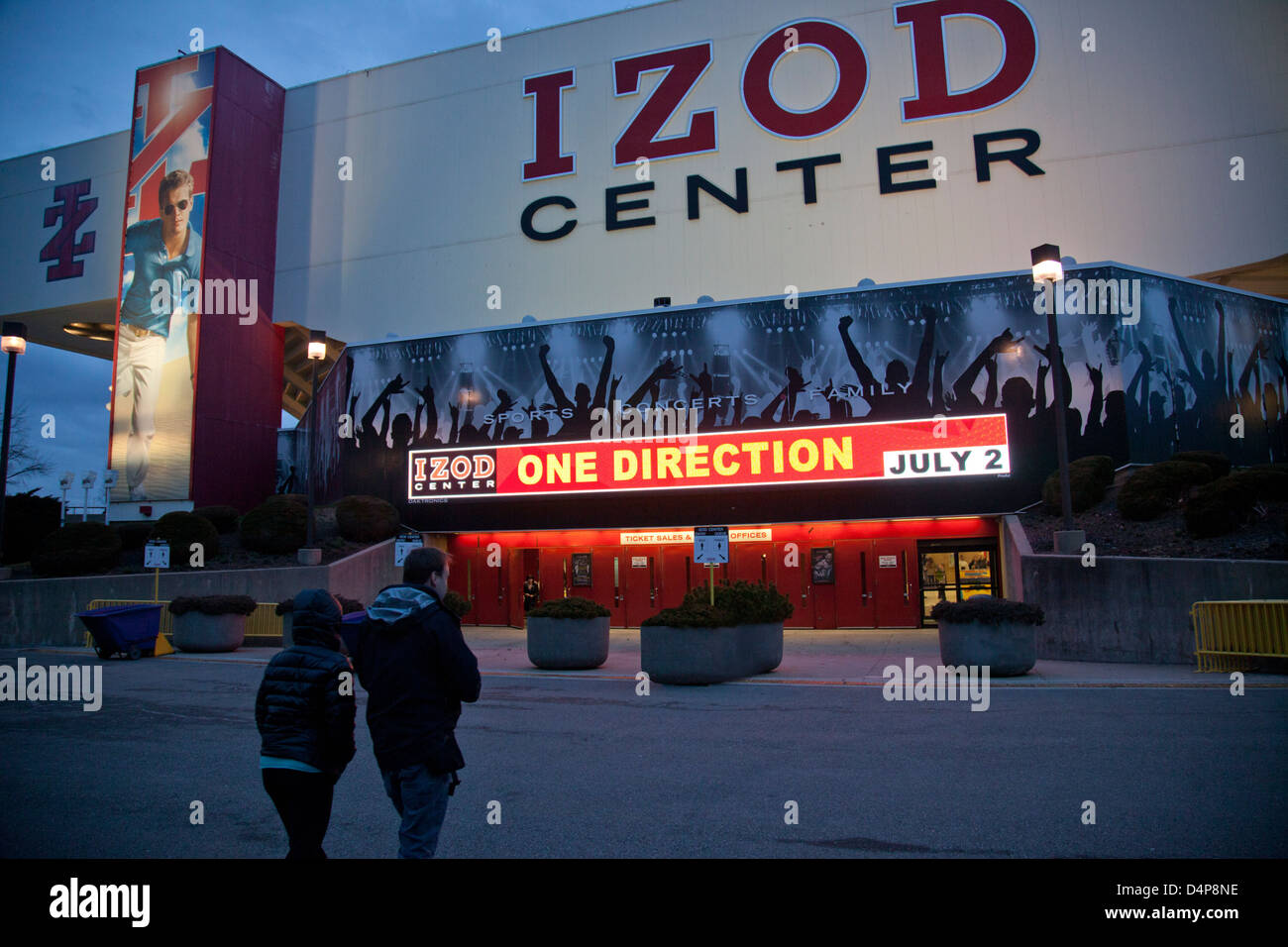 Izod Center exterior in East Rutherford NJ Stock Photo Alamy