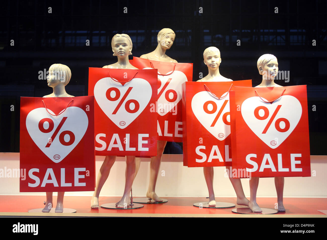 Berlin, Germany, sale promotions in a department store Stock Photo Alamy