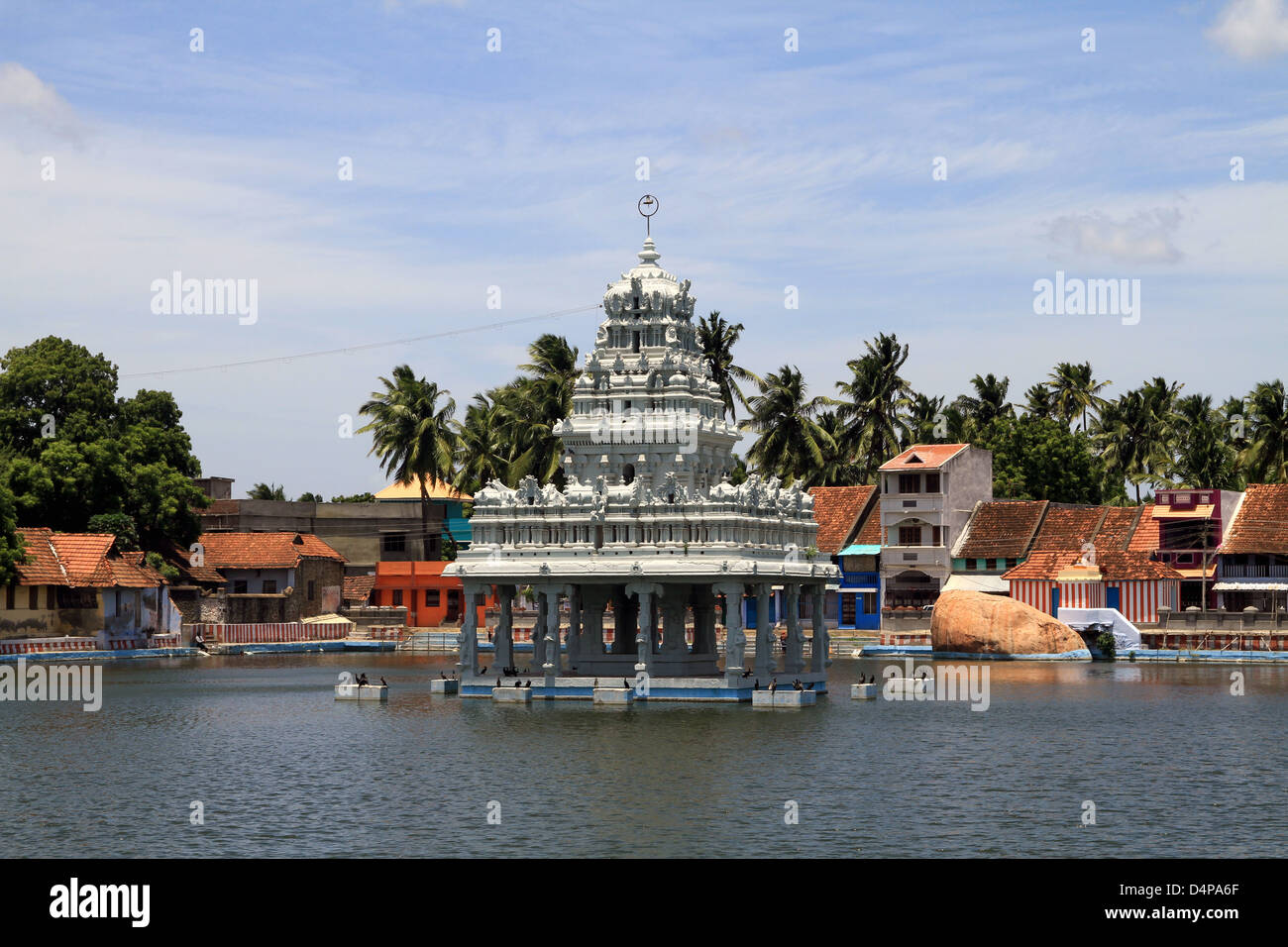 part of suchindram temple,tamilnadu,India Stock Photo