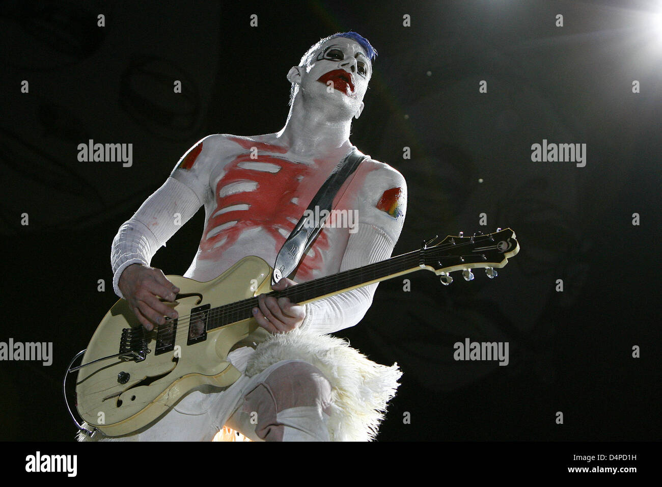 Guitarist Wes Borland Of The Band Limp Bizkit Performs During The Stock Photo Alamy