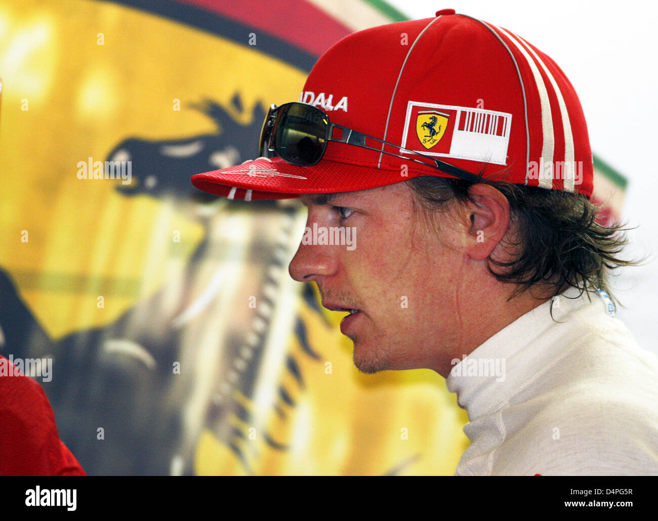 Finnish Formula One driver Kimi Raikkonen of Scuderia Ferrari pictured