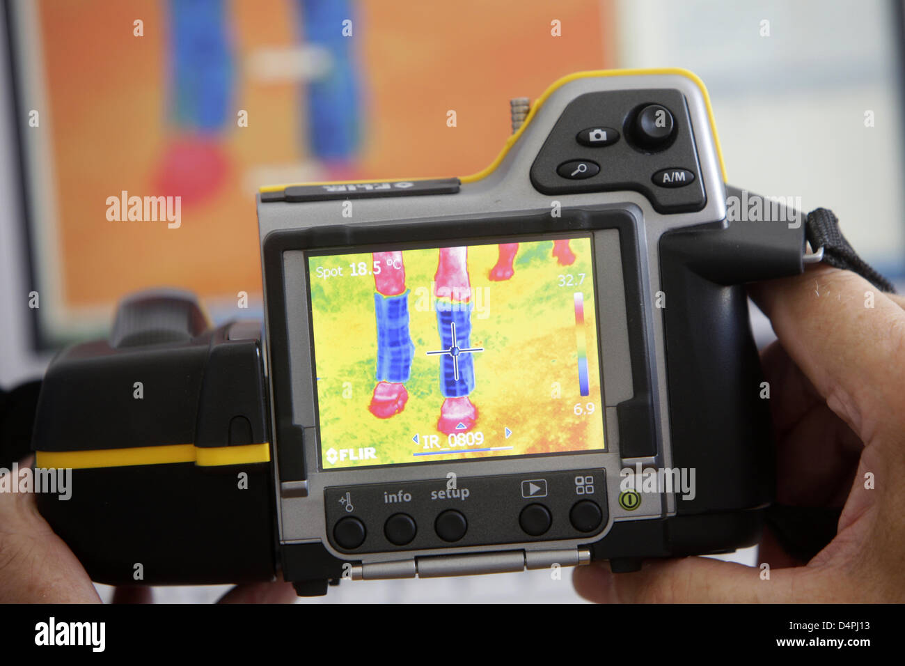 Thermographic camera first hires stock photography and images Alamy