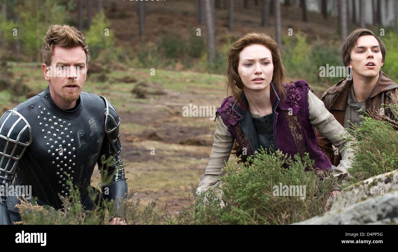 JACK THE GIANT SLAYER 2013 New Line Cinema/Legendary Pictures film with  from l: Ewan McGregor, Eleanor Tomlinson, Nicholas Hoult Stock Photo - Alamy