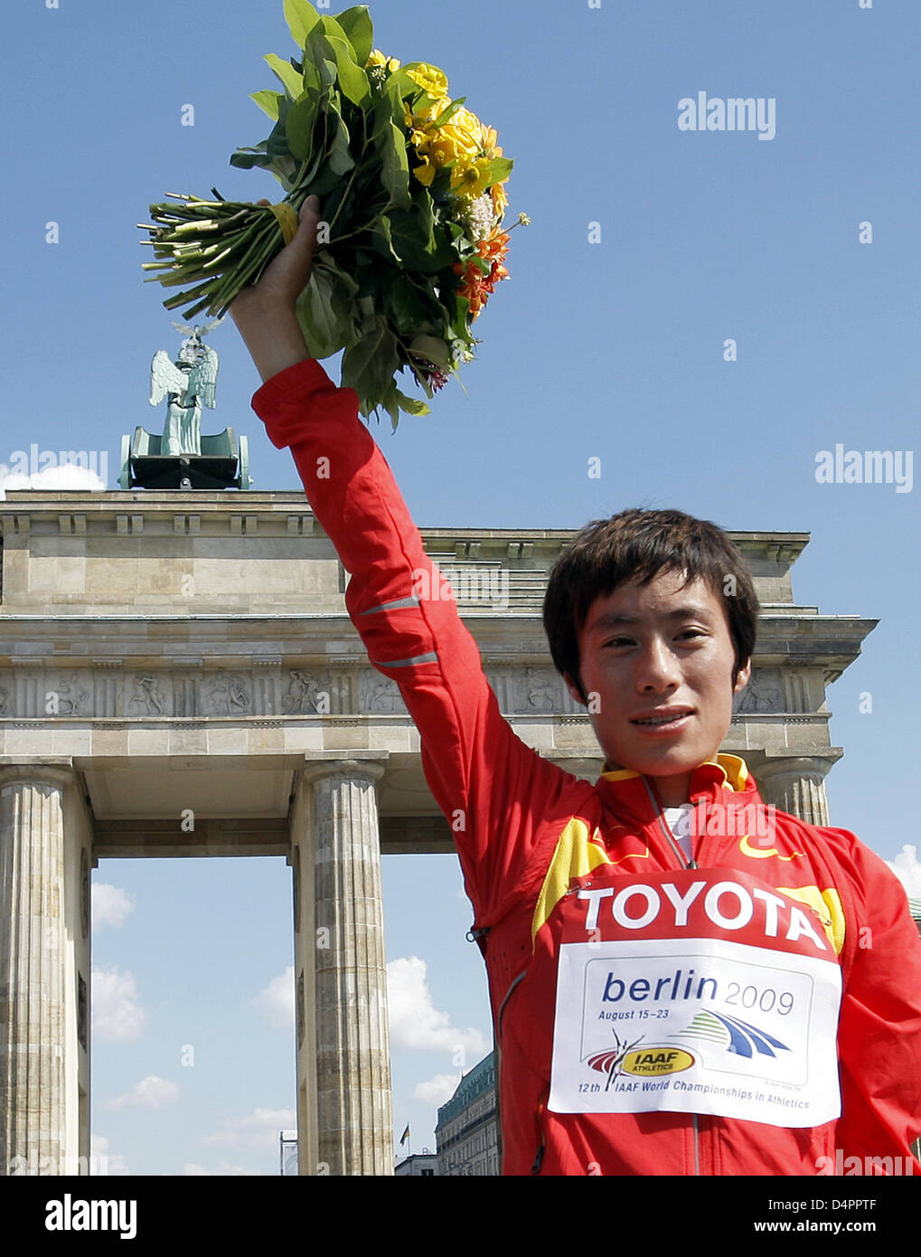 China?s Xue Bai wins the gold medal in the Women's Marathon race at the ...