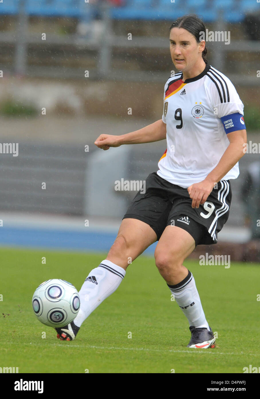 Germany?s Birgit Prinz leads the ball during the UEFA Women?s Soocer ...